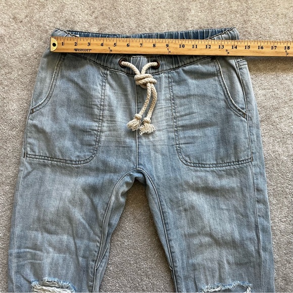 ONE TEASPOON Women's Shabbies Drawstring Boyfriend Jeans Size XS Comfy Trendy - Picture 6 of 9